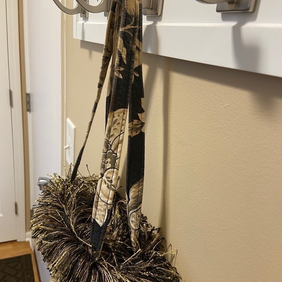 BAGOLITAS by Janice One of a Kind Brown Bag with Fringe NWOT - Picture 7 of 7